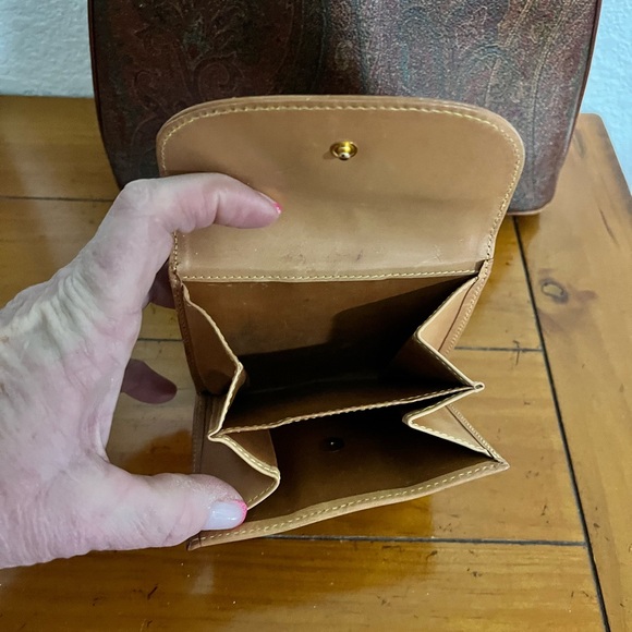 Etro Brown Paisley Satchel and Wallet - Picture 7 of 9